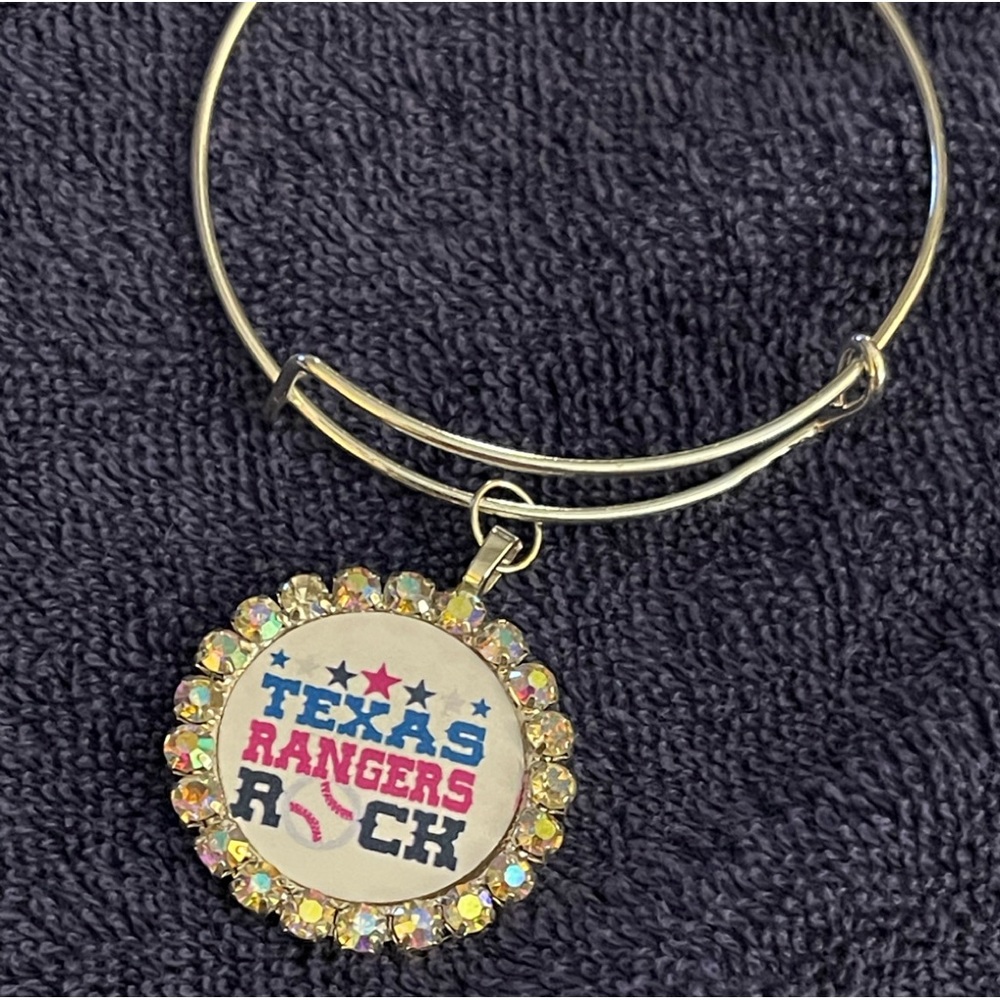 Texas rangers bangle bracelet